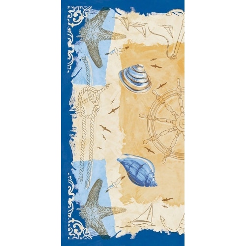 Mank Tischdecke Airlaid Del Mar, 80 x 80 cm, 20 Stück - Mitteldecke Maritim