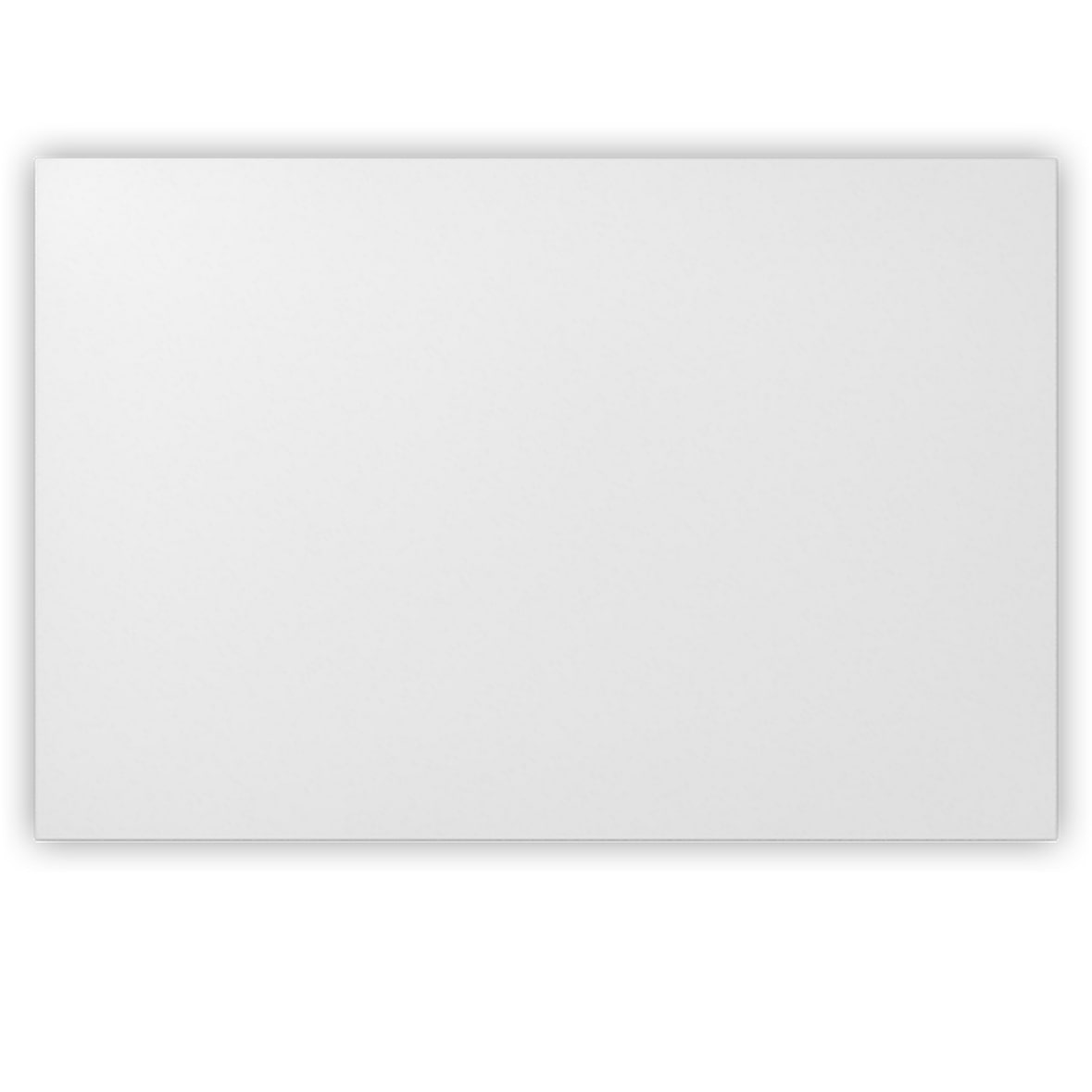 bümö Tischplatte 120x80 cm in weiß, Schreibtischplatte aus Holz, Holzplatte, Spanplatte kratzfest beschichtet, ABS-Kante, 120 kg Tragkraft für DIY