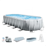 thumbnail of Piscina desmontable ovalada intex prism frame 610x305x122 cm con depuradora