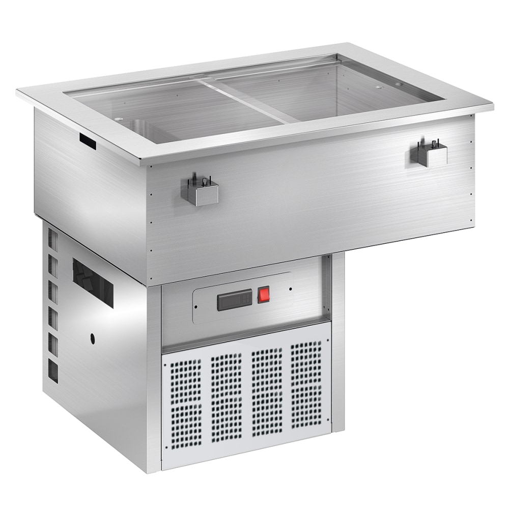 Kalte ausstellung für eis drop-in 4 ch mit gruppe - 820x610x650 mm - 720 W 230/1V - 111016HC Eurast