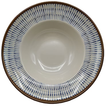 ADRIER - CHRB25-CB Pack de 6 Unidades - Prato fundo Melamina Colecao Chambao - Diâmetro 25 cm - Altura 7 cm