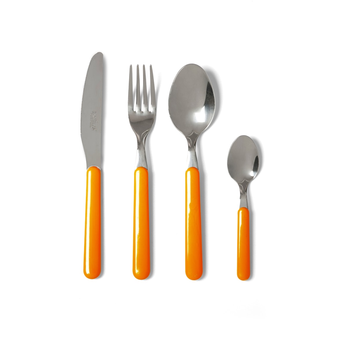 Excelsa Besteckset 24 Stück Fashion Stahl 19x2x2,5 cm Orange