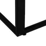 thumbnail of HOMCOM Mesa lateral para sofá Mesa lateral em forma de C Estrutura metálica e tampo da mesa de madeira de MDF 40,6x50,8x64,2 cm Cor de noz