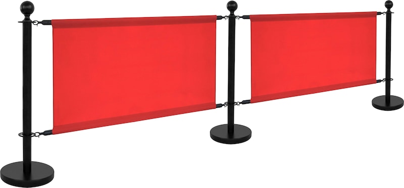 Rood doek voor terrasafscheiding 100x69cm | Makro