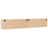 thumbnail of vidaXL Wandkasten 2 st 100x30x35 cm massief grenenhout