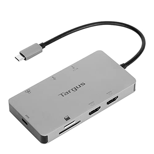 Targus dock423eu station d'accueil usb-c dual hdmi 4k avec pass-thru
