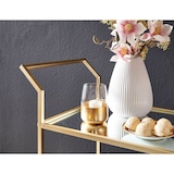 thumbnail of Servierwagen FineBuy Teewagen Gold Beistelltisch Rollen Speisewagen Glas Metall