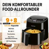 thumbnail of GOURMETmaxx Heißluft-Fritteuse Digital 4,5l 1400W schwarz + CH-Stecker