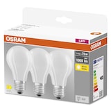thumbnail of OSRAM Lampada LED Base Classic A 75 forma a goccia luce calda attacco E27 Filamento vetro smerigliato Confezione da 3 pezzi