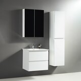 thumbnail of Alpenberger Waschbecken mit Unterschrank | Vormontiert Badschrank SoftClose Tür | Keramik Waschtisch Badmöbel Set Gäste-WC | inkl Schubladen Organizer