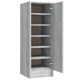 thumbnail of vidaXL Schuhregal Grau Sonoma 32x35x92 cm Holzwerkstoff