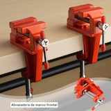 thumbnail of Tornillos de banco, Mini prensa de mesa, de acero macizo abrazaderas de precisión
