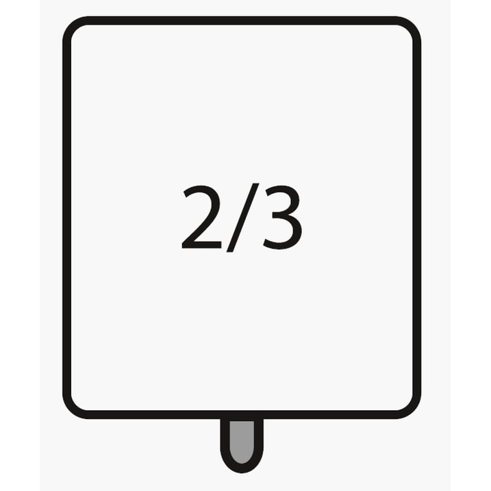 SARO E7/CPCEXD pastamand: 2/3 GN