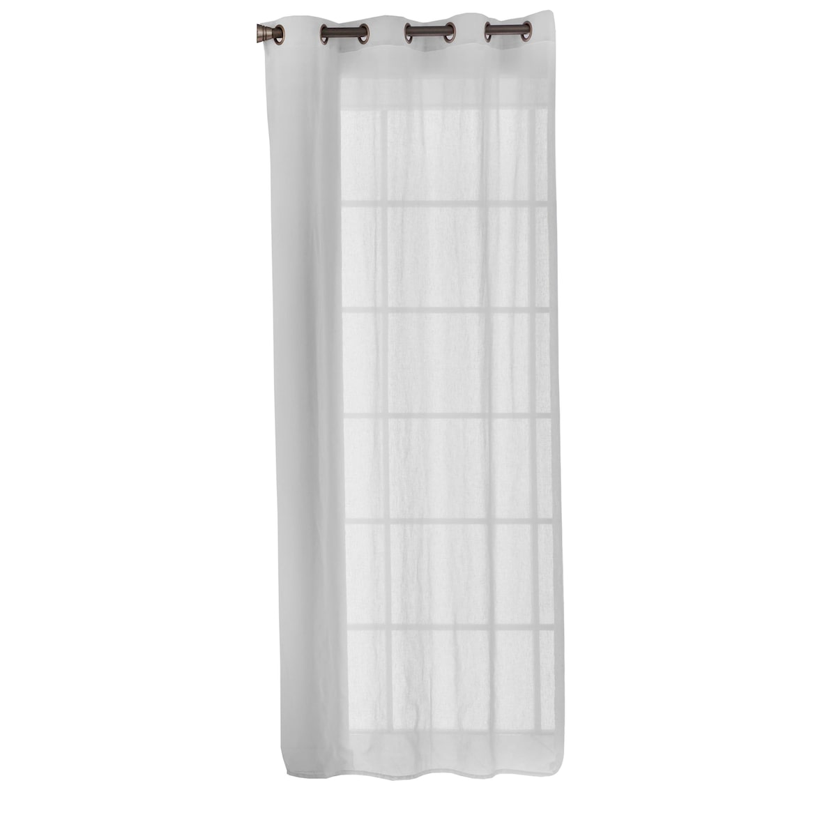 Cortina lisa 200x260 cm algodón fabricada en España Blanco Óptico Naturals