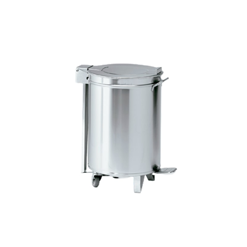 Balde Detritos inox 50 L Profissional Com Pedal