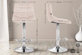 thumbnail of Barhocker Jerry Samt beige/chrom