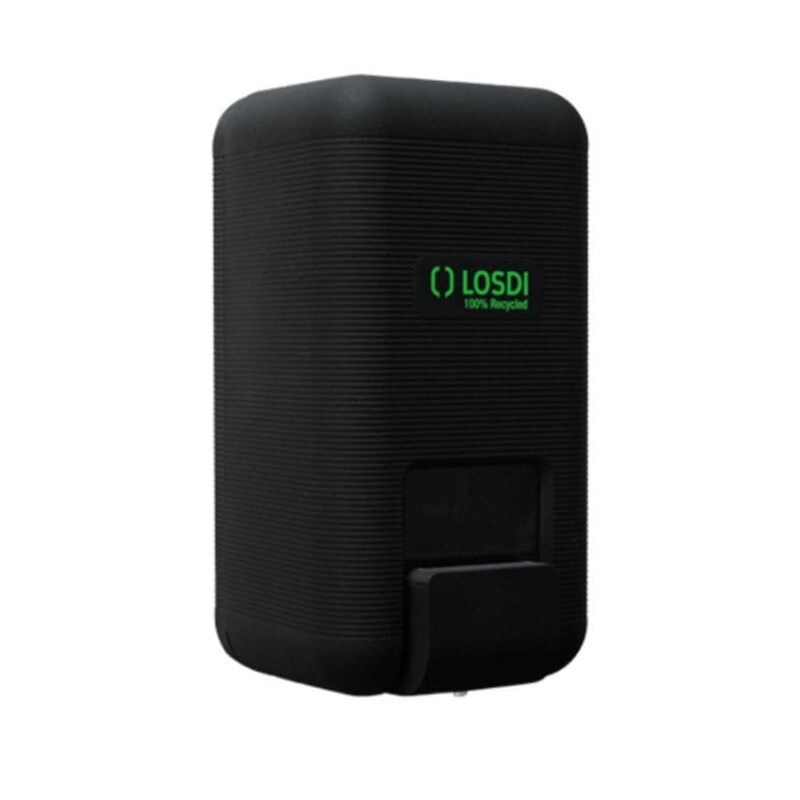 Dispensador automático de sabonete ECO-LUXE LOSDI preto mate para sabonete líquido