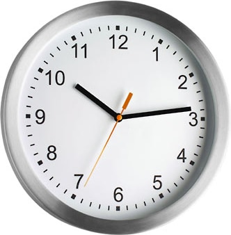 TFA-Dostmann 98.1045 Wanduhr Quarzwanduhr Rund Silber