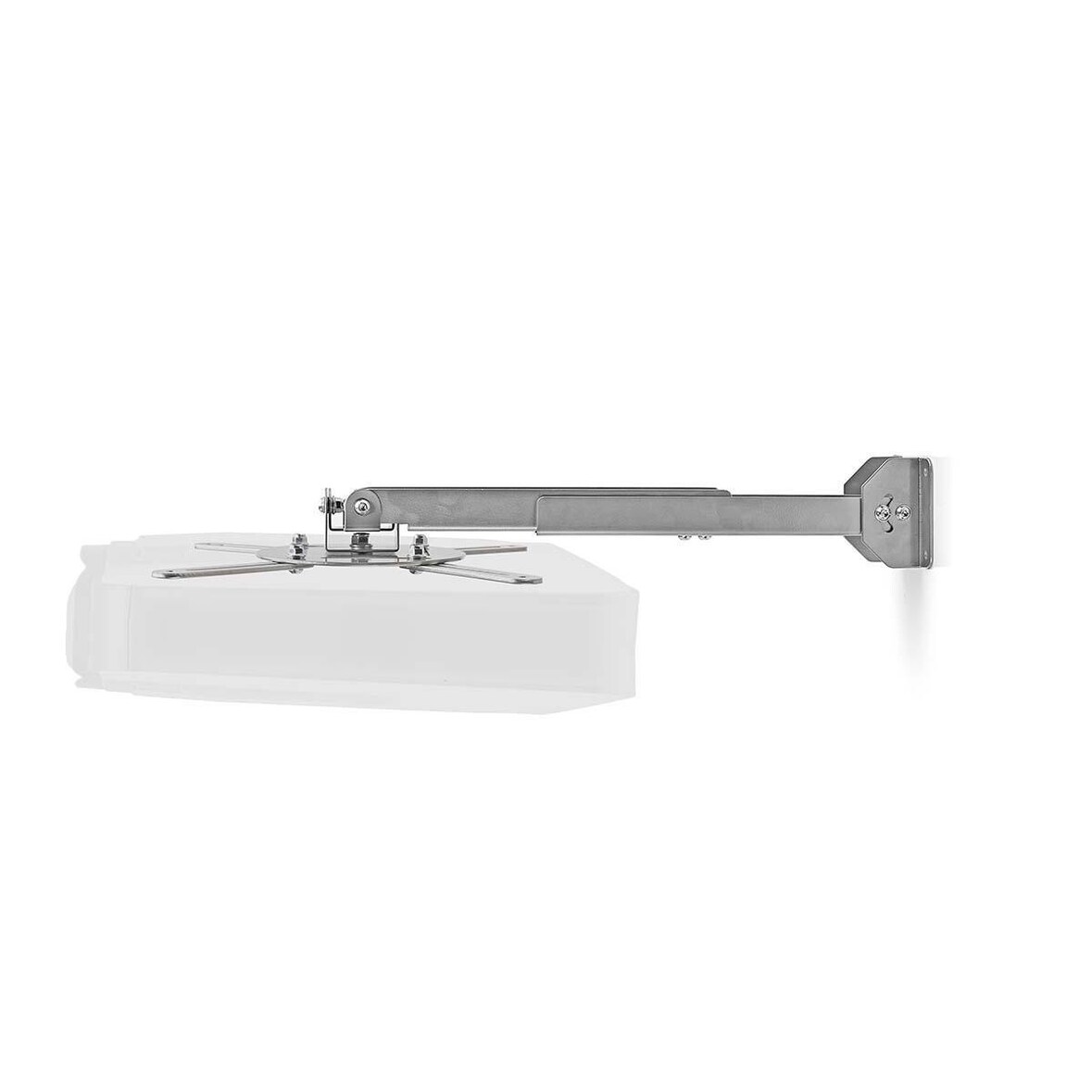 Support Mural Pour Vidéoprojecteur  Orientable à 360°  Max. 10 Kg  Distance Par Rapport Au Mur De 314-500 Mm  Gris Usage Non Intensif Nedis