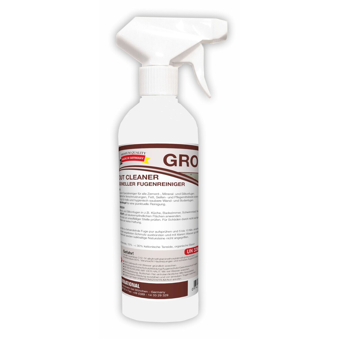 ARCORA Professioneller Fugenreiniger GROUT CLEANER, 500ml