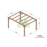 thumbnail of Pérgola de Madera Laminada Alicante (Maderland) - Gardeneas