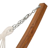 thumbnail of tectake Cama de rede para duas pessoas XXL THORSTEN com estrutura em madeira  Branco