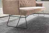 thumbnail of KAWOLA Esszimmerbank CHARME Cord taupe 186cm