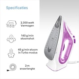 thumbnail of Braun Plancha de vapor SDA SI 3030 PU SI3030PU