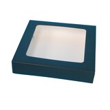 thumbnail of 85 Sushi Take away Boxen schwarz mit Sichtfenster 25x25x5cm fettdicht