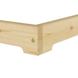 thumbnail of Futonbett Bodenbett extra niedriges Holzbett 160x200 Kiefer lackiert V-60.47K-16 Rollrost inkl.