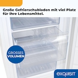 thumbnail of Exquisit Gefrierschrank, 85 Liter, Standgerät, 4-Sterne-Gefrieren, kompakt, platzsparend, GS81-H-010C weiss