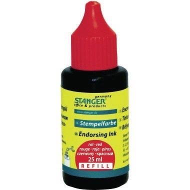 Stempelfarbe 01800302 25ml ohne Öl rot