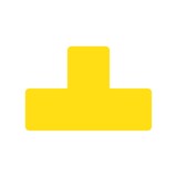 thumbnail of Tarifold confezione 10 sticker a T - 15x5 cm, giallo