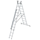 thumbnail of PROREGAL Mehrzweckleiter 3-teilig mit nivello®-Traverse 3x9 Sprossen