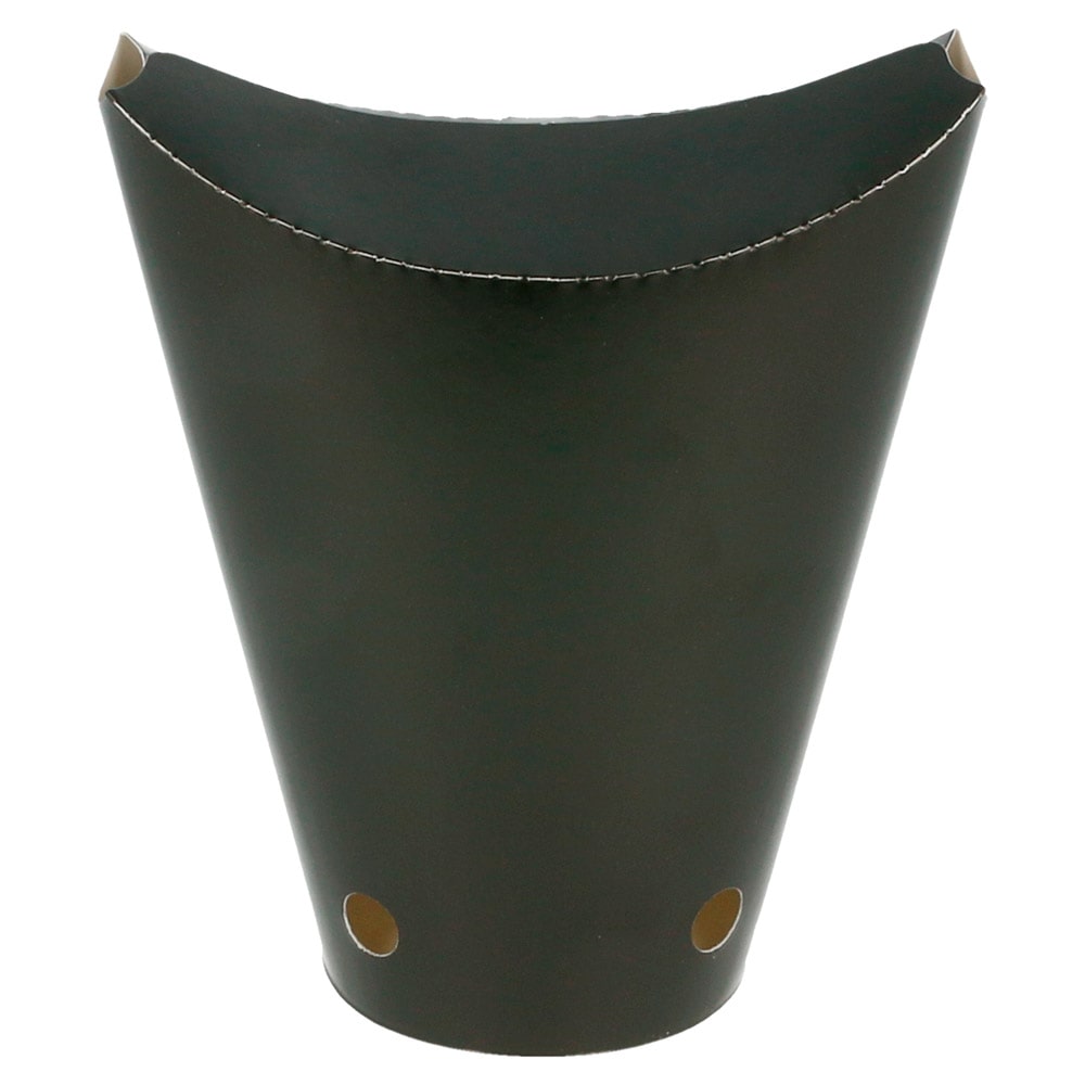 Garcia de Pou 100 Unità - Bicchiere Fritti Chiuso 12 Oz - 360 Ml 220 + 18Pe G/M2 6,7X12,5 Cm Nero Cartone