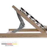 thumbnail of Lattenrost 140x200, Kopfteil verstellbar, Ergonomischer 7 Zonen Lattenrost, Buchenholz, 28 Latten, Hergestellt in Deutschland,Selbstmontage,bis 150Kg