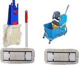 thumbnail of CleanSV MopSet 50 cm 3 teilig, Wischset Putzset: Mophalter Mikrofasermop Wischmop und Teleskopstiehl