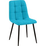 thumbnail of Chaise de salle à manger Tilde Tissu/Turquoise