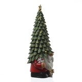 thumbnail of LED Weihnachtswichtel mit beleuchteter Mütze Dekofigur 29cm Timer Batterie