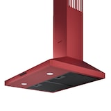 thumbnail of Wiggo WE-E643R(RB) - Wandschouw Afzuigkap - 60cm - Rood