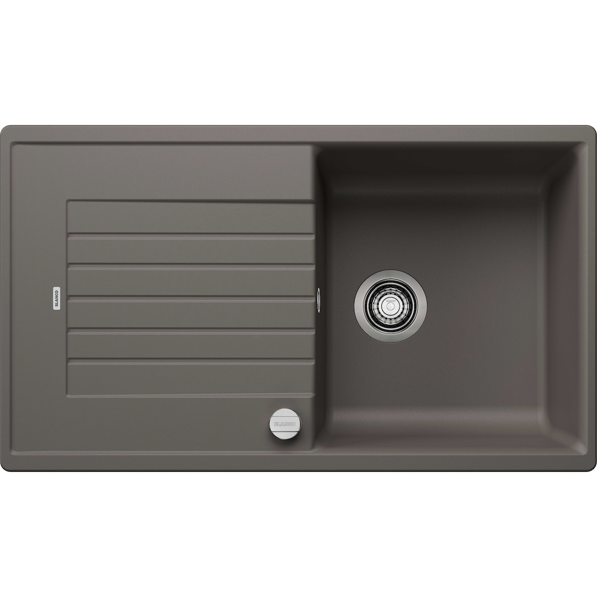 BLANCO ZIA 5 S Einbauspüle SILGRANIT vulkangrau ab 50 cm Excenter
