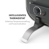 thumbnail of HeatPal Marble Blackline Infrarot-Heizung 1300W Wärmespeicher Marmor Schwarz / Silber-Metallic