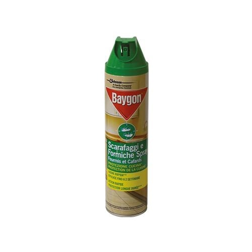 Insetticida spray azione rapida a lunga durata per scarafaggi e formiche 400 ml Baygon