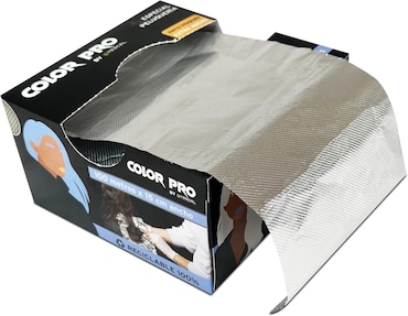 Papel Aluminio Peluquería Profesional 15 cm x 100 m | Papel Aluminio para Mechas, Decoloración, Coloración y Tintes