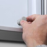 thumbnail of Bacheca magnetica per interni con ante scorrevoli certificata ESG. Fondo scrivibile e magnetico. Chiusura con chiavi incluse, formato 15XA4