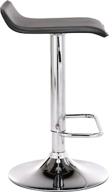thumbnail of CHEFGASTRO 2er Set Barhocker SPLIT HxBxT 65x38x41cm Kunstleder Schwarz Barstuhl