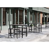 thumbnail of METRO PROFESSIONAL Gastro Bartisch Balsario, Alu/PE-Rattan, 140 x 70 cm, schwarz