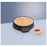 thumbnail of Clatronic CM 3372 Crepera, Máquina de Hacer Crepes, Tortitas, Antiadherente, Regulador Temperatura, Plato 29 cm, 900W, Nero