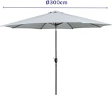 thumbnail of Marbueno Sombrilla Acero 8 Varillas D300 cm Polyester Blanco Jardin, Piscina y Terraza 10487