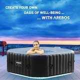 thumbnail of Vasca Idromassaggio Gonfiabile Whirlpool Piazza con LED 154x154 cm